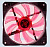 ���������� Digma DFAN-LED-RED 120x120x25mm 3-pin 4-pin (Molex)23dB 115gr LED Ret