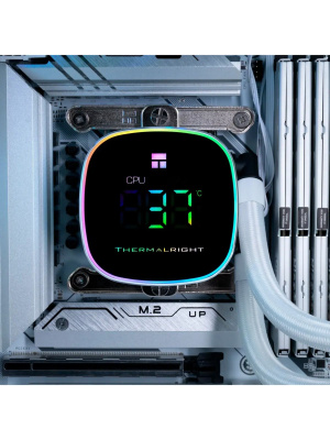������� �������� ���������� Thermalright Frozen Horizon 240 Digital Argb White / 2x120mm ARGB PWM Fans / TRFH240DAW