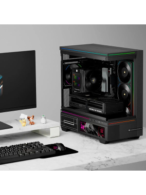 ����� Thermalright Royal Knight 120 Digital Black LGA115X/1200/1700/1851/2011/2066/ AM4/AM5 (2x120mm PWM Fan, ������ ���������, 6 ����. ������ 6��) / TRRK120DB