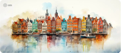 ������ ��� ���� Cactus Amsterdam 900x400x3�� (CS-MP-PRO12XXL)