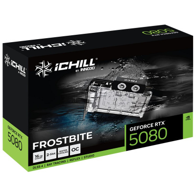 ���������� INNO3D NVIDIA GeForce RTX 5080 iCHILL FROSTBITE OC 16Gb (C50803-16D7X-1760FB)