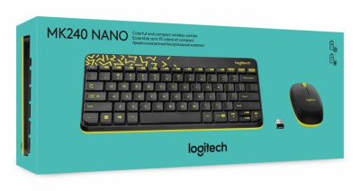 ��������: ����������+���� Logitech MK240 Wireless Combo Nano Black (920-008198)