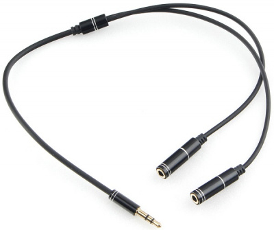 ������ ����� ������������ Cablexpert CCAB-02-35MY-0.2MB. 3.5 ���� (M)/2� 3.5 ���� (F), ������, 0.2�, �������