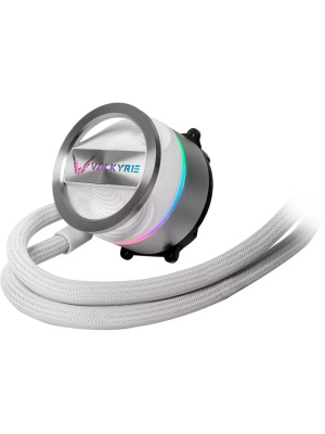 ������� �������� ���������� Valkyrie Dragonfang 240 White / 2x120mm ARGB fans, 800-2150RPM, 80CFM, 29dBA, 250W TDP / HW GL240W