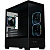 ������ XASTRA Q500M 3ARGB-FG-C10-UC Black mATX/Aquarium/Screewless/ 3x120mm ARGB PWM FG fans/Argb+PWM HUB 10port/ Type-C/ Q500M-3FG12A-C10-UC