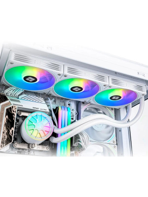 ������� �������� ���������� Thermalright Aqua Elite 360 V6 ARGB White / Black / 3x120mm ARGB PWM Fans / TRAE360V6AW