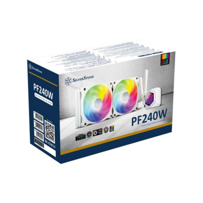 ���������� ������� ���������� Silverstone SST-PF240W-ARGB-V2 CO-CO124-PF240W-ARGB-V2-AIO LIQUID-COOLER-12025x2-24028