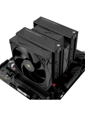 ����� Thermalright Royal Pretor 130 Black Soc-AM5/AM4/1200/1700/1851 ������ 4-pin 29.4dB Al+Cu Ret (RP130-BL)