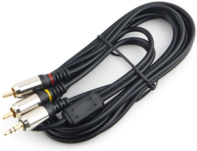 ������ ����� Cablexpert CCAB-02-35M2RM-3MB. 3.5 ����(M)/2� RCA (M), ������, 3�, �������