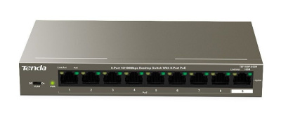 ���������� Tenda 9PORT 10/100M POE TEF1109P-8-63W