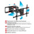 Кронштейн ARM Media Paramount-70 32-90" max 65кг VESA 600x400 поворотно-выдвижной и наклонный Кронштейн ARM Media Paramount-70 32-90" max 65кг VESA 600x400 поворотно-выдвижной и наклонный