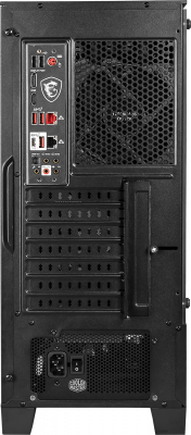 ������ MSI MAG FORGE 100M / mid-tower, ATX, tempered glass side panel / 2x RGB 120mm & 1x 120mm fans inc. / MAG FORGE 100M