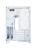 ������ Lian Li O11 Vision-M Digital / White / 9.2" LCD screen / 1 x 140mm PWM Fan / Mini-Tower, TG / G99.O11VMDW.R0