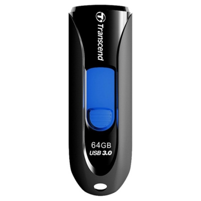 USB ������ Transcend JetFlash 790 64Gb black USB 3.0 (90/28 Mb/s)