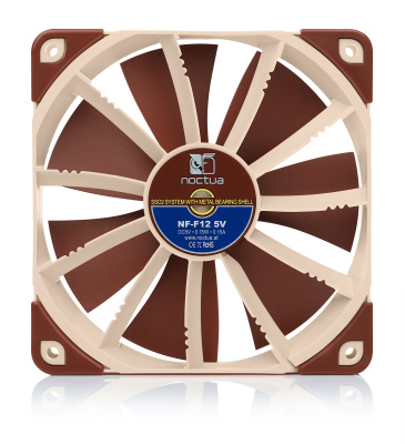 Noctua NF-F12 5V (NF-F12 5V) - 120mm 1 �e�������� ��� �������, 1500 ��/���, 22.4 ��, 3-pin
