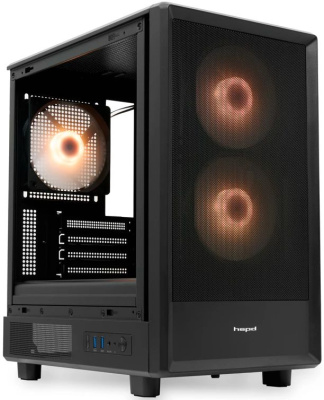 ������ �� ��� ����� ������� HSPD M310, Mesh Mini-tower, Black M310-TGBK-ARGB