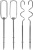 Миксер ручной Moulinex HM3101B1 300Вт белый Миксер ручной Moulinex HM3101B1 300Вт белый