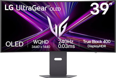 ������� 39" LG UltraGear 39GX900A-B OLED, 3440x1440, 240Hz, 0.03 ms, Black
