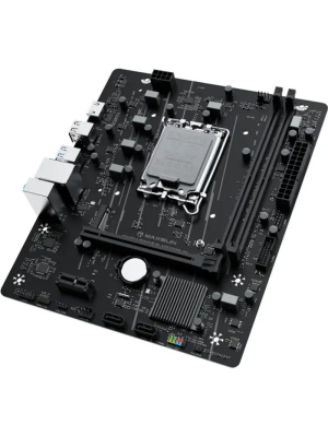 ����������� ����� MAXSUN MS-Challenger H610M-H V1, LGA1700, H610, 2*DDR4, 3*SATA3, M.2, 2*USB 3.2, 4*USB 2.0, 1*PCIEx16, 1*PCIEx1, HDMI,  mATX