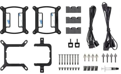 ������� �������� ���������� Thermaltake TH360 V2 Ultra ARGB Soc-AM5/AM4/1151/1200/1700 ������ 4-pin 25.8dB Al+Cu LCD Ret (CL-W384-PL12SW-A)