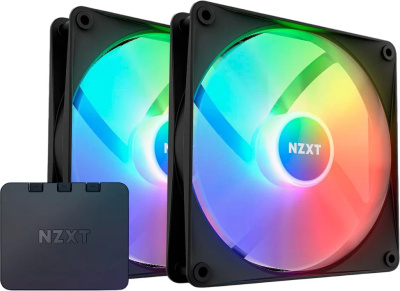 ����� ��� ������� �� NZXT F140 RGB Core Twin Pack RF-C14DF-B1 Black, 2pcs