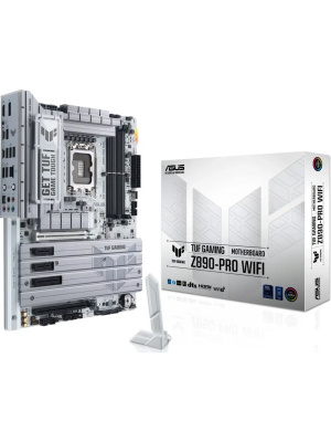 ����������� ����� ASUS TUF GAMING Z890-PRO WIFI, LGA1851, Z890, 4*DDR5, 4*SATA, 4*M.2, 6*USB 3.2, 2*PCIx16, 1*PCIx4, 2*PCIx1,  2*Thunderbolt� 4, HDMI+DP, ATX; 90MB1IR0-M0EAY0