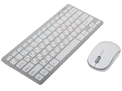 ���������� Gembird KBS-7001 White/Silver USB