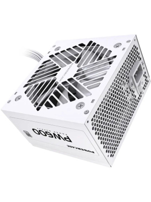 ���� ������� Powercase PW600 / White /  (80 Plus, ATX 2.31, 600W, APFC, DC-DC, 120mm Fan) / PSW-600W-DC