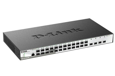 ����������� L2 ���������� D-Link DGS-1210-28XS/ME/B2A, 24x1000Base-X SFP, 4x10GBase-X SFP+