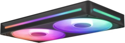 ����� ��� ������� ��/ Case Cooler NZXT F240 RGB Core (120x120x25mm, 4-pin PWM, RGB, 75.12CFM, 30dBA, 2400RPM, Black, Single-Frame RGB Fan Unit)