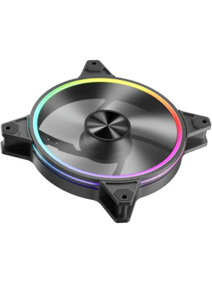 ���������� 1STPLAYER FO7-14 Black / 140mm ARGB 3pin 5V PWM 4pin 12V 700-1800rpm 76.25cfm 36.64dBA / FO7-14-BK / BULK