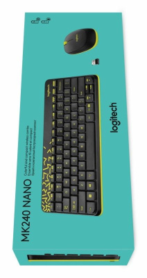 ��������: ����������+���� Logitech MK240 Wireless Combo Nano Black (920-008198)
