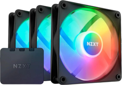 ����� ��� ������� NZXT F120 RGB Core Triple Pack RF-C12TF-B1 Black, 3pcs