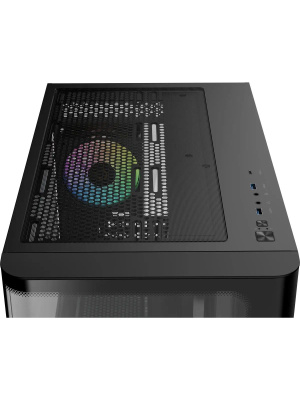 ������ Ocypus Iota C70 BK Curve ARGB Digital, ATX, Type-C*1, USB3.0*2, REAR 1x120mm ARGB, MB SIDE 3x120mm ARGB