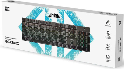 ���������� GMNG GG-KB815X ������������ ������/����� USB Multimedia for gamer LED (1913914)