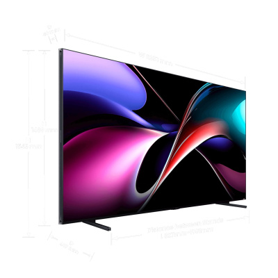 ��������� Hisense 116'' 116UXQ Ultra HD, Mini LED, Smart (VIDAA U9), �������-�����