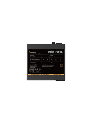 ���� ������� Ocypus Delta P650S, 650W, APFC, 80+ Bronze, ATX 3.1, 120mm Fan (P650S-BF)