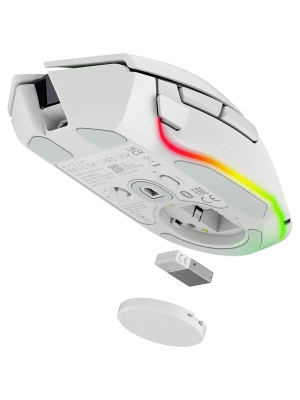 ������� ���� Razer Basilisk V3 Pro 35K - White gaming mouse