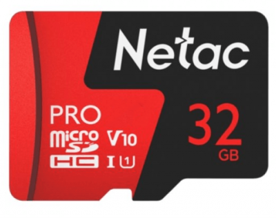 ����� ������ 32Gb MicroSD Netac P500 Extreme Pro, Retail version card only (NT02P500PRO-032G-S)