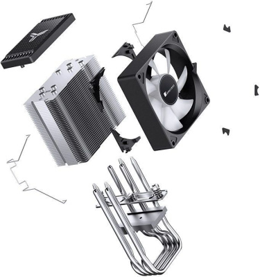 ����� ��� ���������� Jonsbo CR-1400 EVO ARGB Black (180W, 4-pin PWM, 130mm) 
