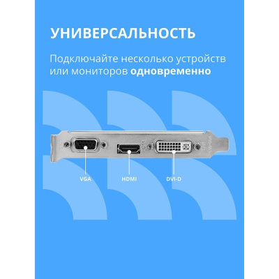 ���������� CBR NVIDIA GeForce GT 730 2Gb DDR3, 128bit, Ret (VGA-STXT730-2G-RTL)