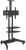 Стойка мобильная Onkron TS1552 black 32-65" max 46кг VESA 600x400 Стойка мобильная Onkron TS1552 black 32-65" max 46кг VESA 600x400