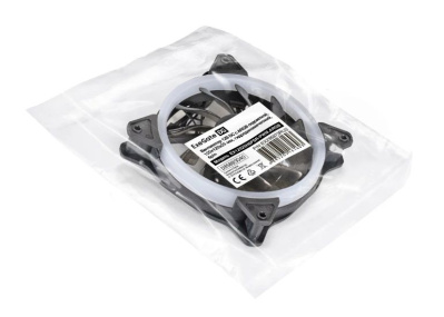Exegate EX295973RUS ���������� 12� DC � ���������� ExeGate EX12025H6PSR-PWM.ARGB (120x120x25 ��, Hydraulic bearing (�����������������), 6pin, 1200RPM, ARGB ���������, 33dBA)