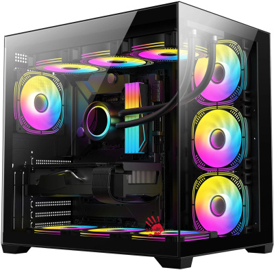 ������ Bloody CC-122, Midi-Tower, ��� �� ������ (CC-122V2-BK)