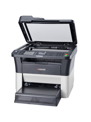 ��� Kyocera FS-1125MFP A4, ��������, �����-�����, 25���/���, 600dpi, 390���, 64��, 40���, USB/Ethernet, 1000���/��������, (1102M73DZ2)