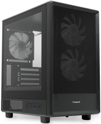 ������ �� ��� ����� ������� HSPD M310, Mesh Mini-tower, Black M310-TGBK-ARGB