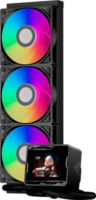 ������� �������� ���������� PcCooler GT360M Display ARGB Soc-AM5/AM4/1200/1700/1851 4-pin LCD 310W , ������, Ret (GT360M-BKAWXX-GL)