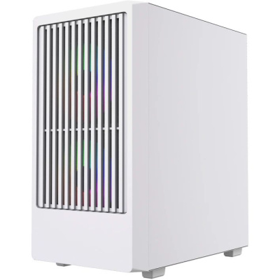 ������ Powercase Mistral SM07 ARGB, Tempered Glass, 3x120mm ARGB PWM fans, �����, mATX  (CMMSM07W-A3)