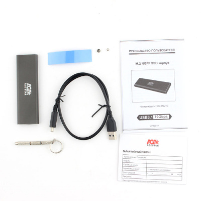 ������� ������ ��� SSD M2 AgeStar 31UBNV1C mSATA USB 3.0 �������� �����