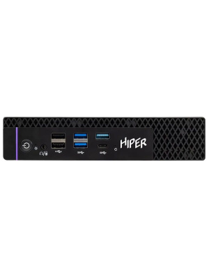 ����-�� HIPER FACTUM FT20 Nettop, Intel Core i5-14400/16 �� DDR4/512 �� SSD/Intel UHD Graphics/Windows 11 Pro, ������ (FT20-i5144R16N5R6BWP)